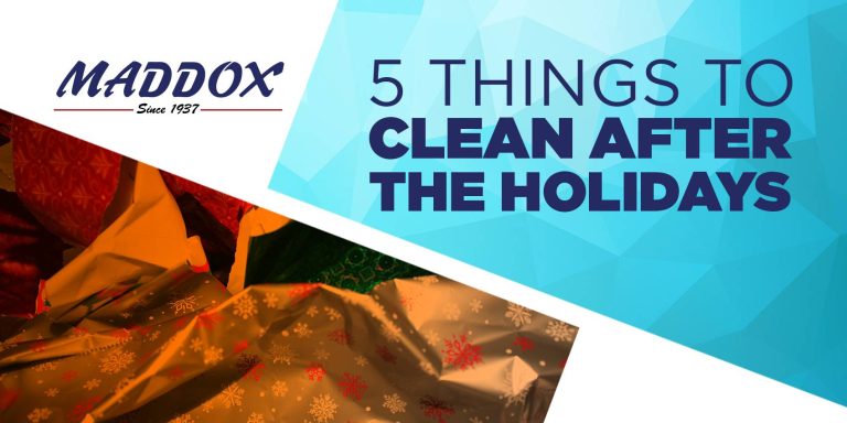 5 Things to Clean After the Holidays